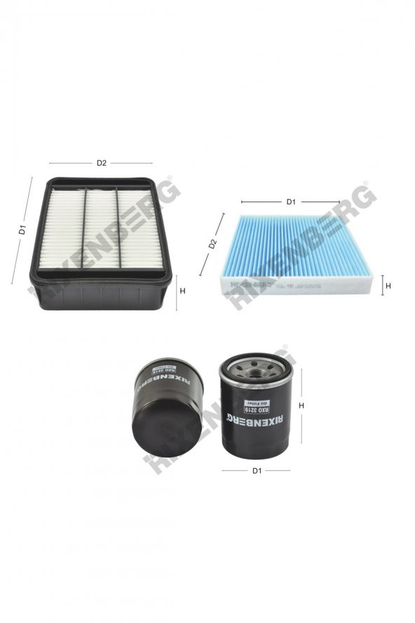 Mitsubishi Outlander II 2.0 Mivec 147 Hp 10 > Rixenberg Filtre Bakım Seti ürün görseli 1