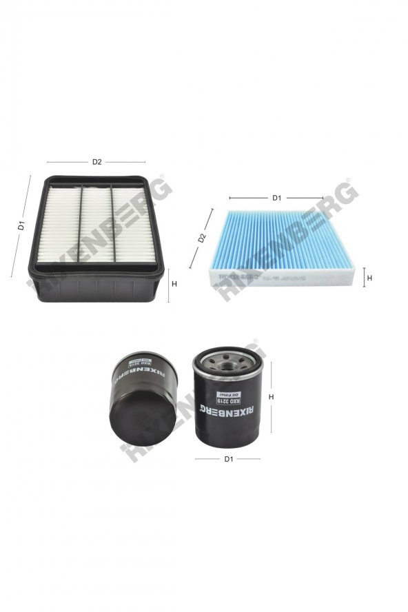Mitsubishi Asx 2.0 Mivec (Ga2w) 147 Hp 10 > Rixenberg Filtre Bakım Seti ürün görseli