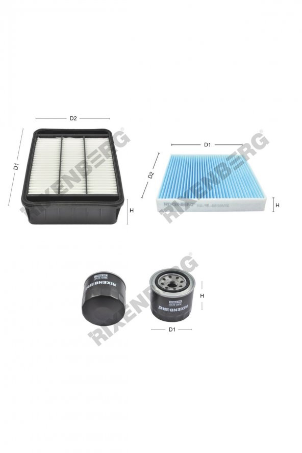 Mitsubishi Lancer VIII 2.0 16V (Ralliart) 240 Hp 09 > Rixenberg Filtre Bakım Seti ürün görseli