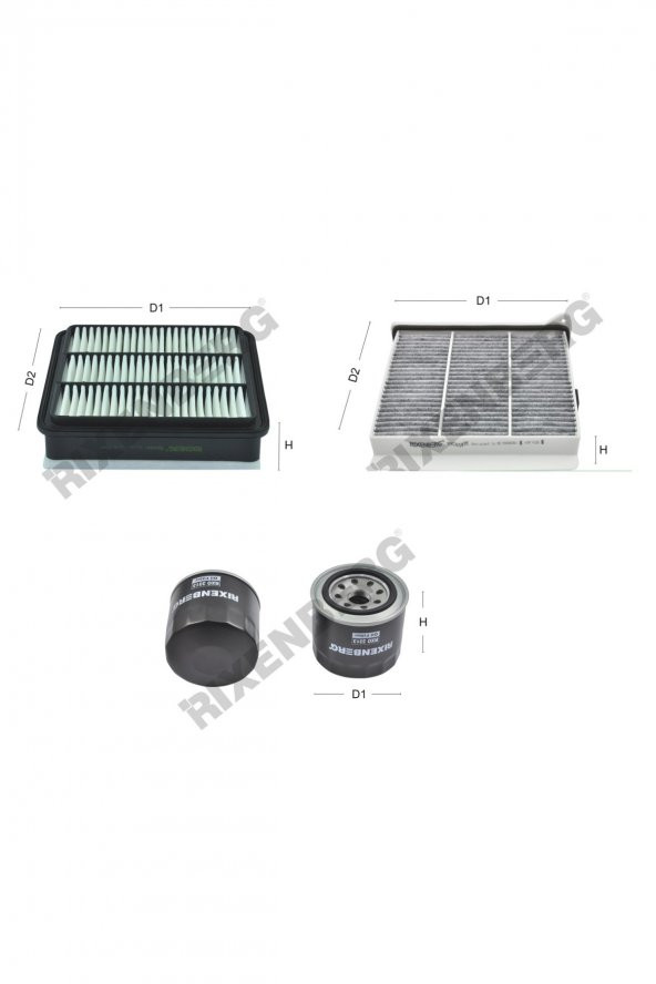 Mitsubishi Pajero Sport II / Montero Sport II 3.5 V6 208 Hp 08 > Rixenberg Filtre Bakım Seti ürün görseli 1