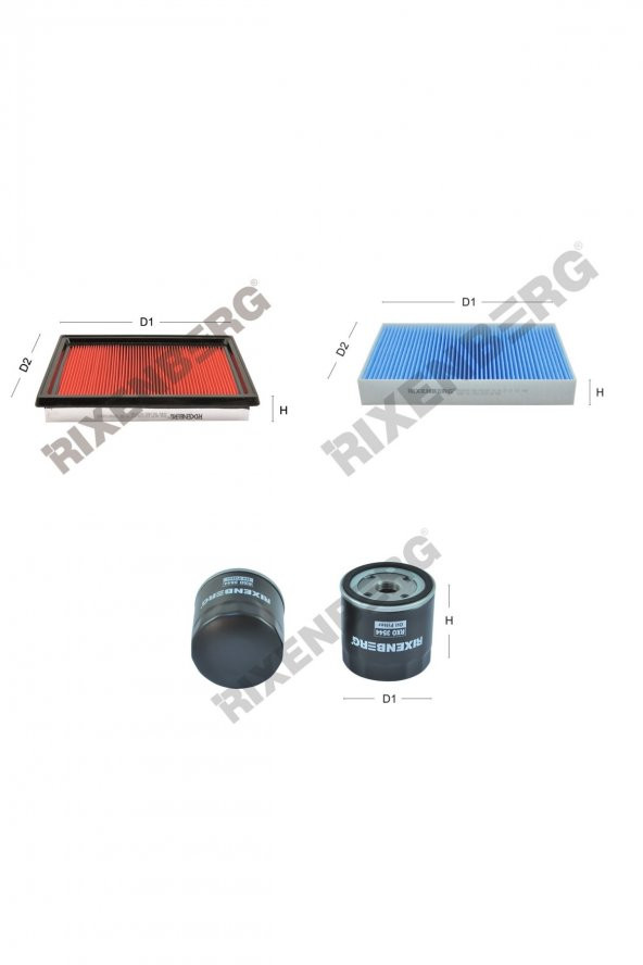 Nissan Pulsar 1.5 Dci (C13M) 110 Hp 14 > Rixenberg Filtre Bakım Seti ürün görseli