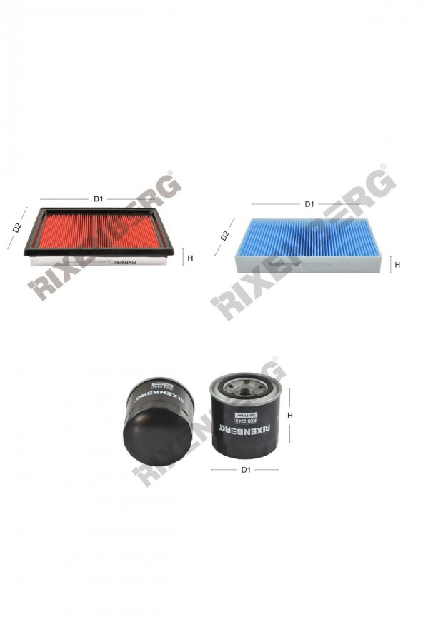 Nissan Juke 1.6 94-117 Hp 10 > Rixenberg Filtre Bakım Seti ürün görseli