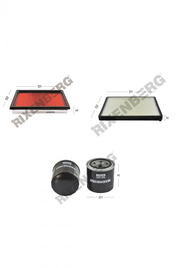 Nissan Primera II 1.6 16V (P11) 106 Hp 00-02 Rixenberg Filtre Bakım Seti ürün görseli