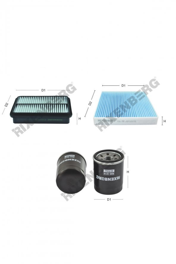 Mitsubishi Outlander II 2.2 Di-D 140-177 Hp 10 > Rixenberg Filtre Bakım Seti ürün görseli