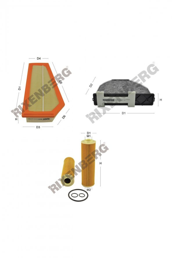 Mercedes C250 Cgi BlueEff 204 Hp 09-14 Rixenberg Filtre Seti - 1