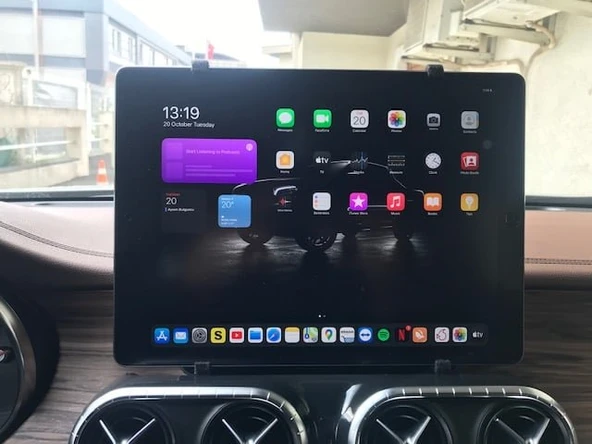 Byr Mercedes Audio 20 için iPad Pro12.9 Tutucu T4629013 3D - Resim 2