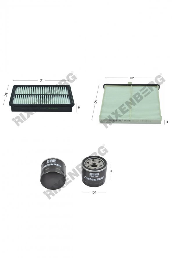 Mazda Cx-5 2.0 Skyactiv-G  160-165 Hp 12 > Rixenberg Filtre Bakım Seti ürün görseli