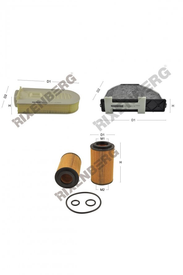 Mercedes E 220 BlueTec (212) 177 Hp 15 > Rixenberg Filtre Bakım Seti ürün görseli 1