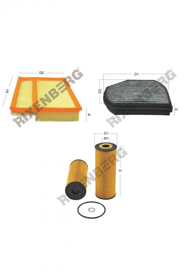 Mercedes C-Klasse C200 (W202) 136 Hp 94-00 Rixenberg Filtre Seti