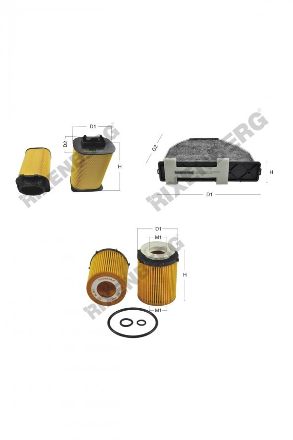 Mercedes E 250 Coupe/Cabriolet (207) 211 Hp 13 > Rixenberg Filtre Bakım Seti ürün görseli