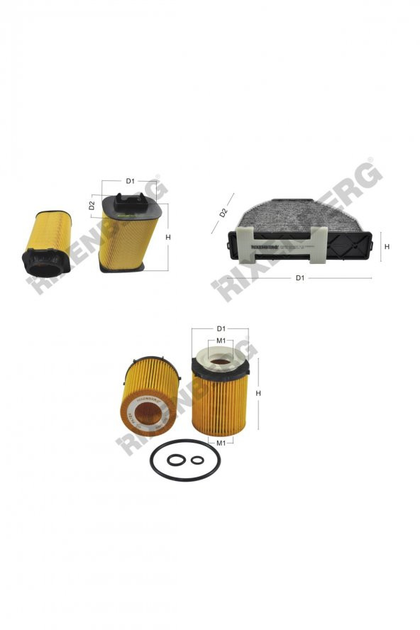 Mercedes E 250 (212) 211 Hp 13 > Rixenberg Filtre Bakım Seti ürün görseli