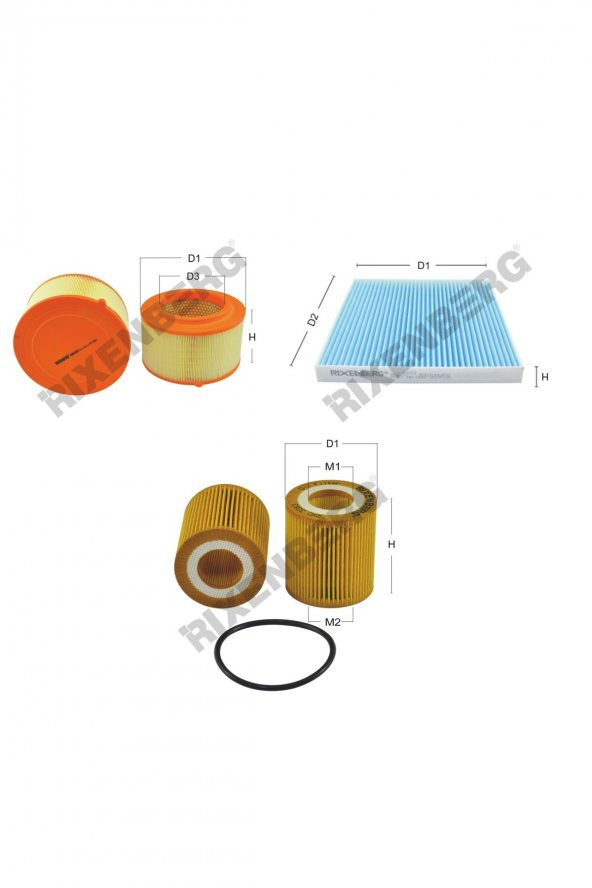 Mazda Bt-50 II 2.2 Crd 150 Hp 11 > Rixenberg Filtre Bakım Seti ürün görseli