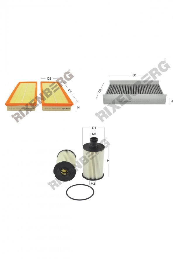 Land Rover Discovery 4  5.0 V8  375 Hp 09 > Rixenberg Filtre Bakım Seti ürün görseli