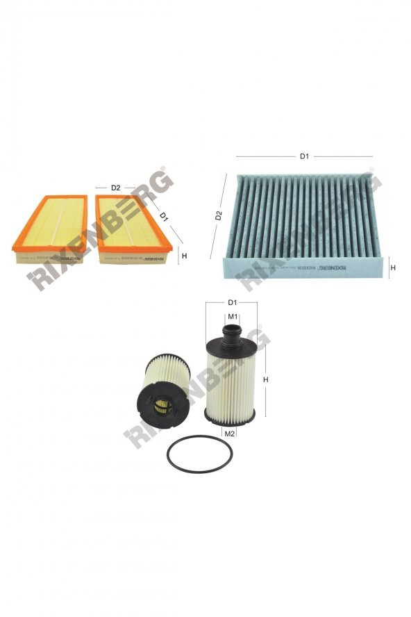 Land Rover Range Rover Sport II 3.0 V6 (Lw) 380 Hp 15 > Rixenberg Filtre Bakım Seti ürün görseli