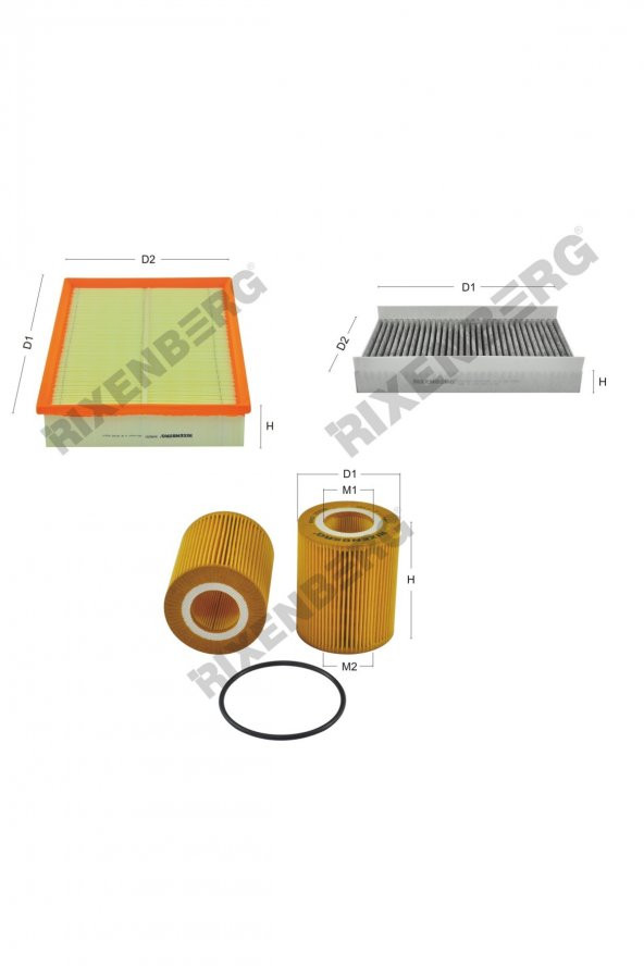 Land Rover Discovery 4  3.0 Td  249 Hp 12 > Rixenberg Filtre Bakım Seti ürün görseli