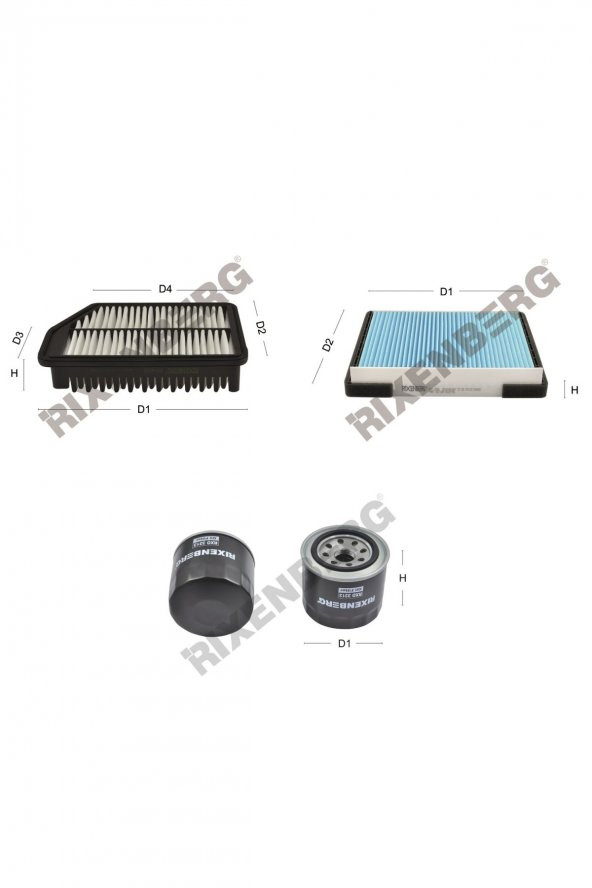 Kia Cerato III 2 150 Hp 12 > Rixenberg Filtre Bakım Seti ürün görseli