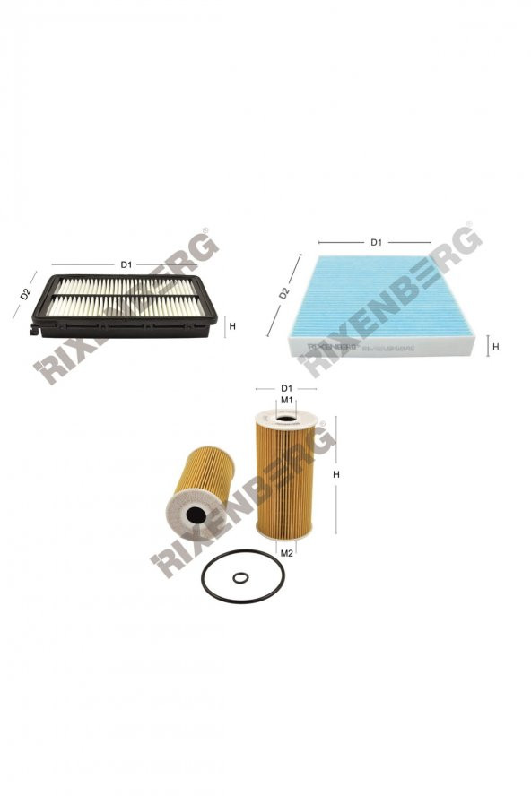 Kia Sorento III 2.0 Crdi (Um) 185 Hp 14 > Rixenberg Filtre Bakım Seti ürün görseli