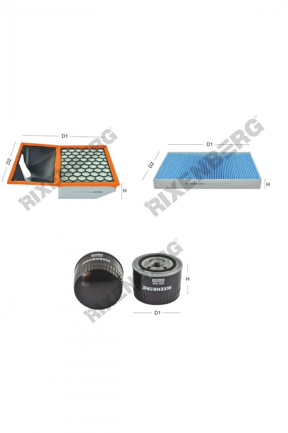 Iveco Daily 35C 14.35 S 14 (3.0 Cng Natural Power) 136 Hp 11 > Rixenberg Filtre Bakım Seti ürün görseli