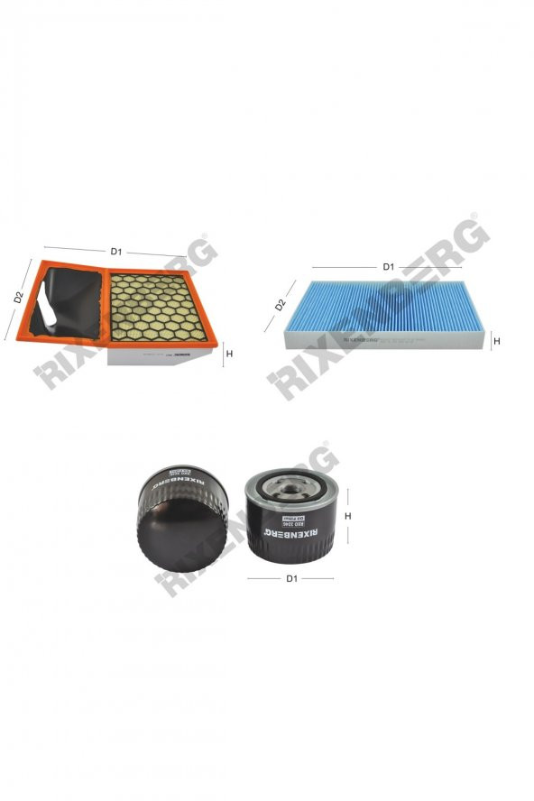 Iveco Daily 35C 15.35 S 15 (2.3 Multijet II) 146 Hp 11 > Rixenberg Filtre Bakım Seti ürün görseli