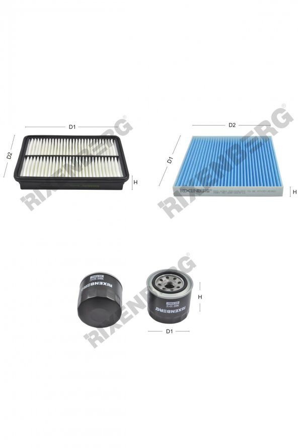 Hyundai İx35 2.0 Theta II Mpi 149 Hp 10 > Rixenberg Filtre Bakım Seti ürün görseli