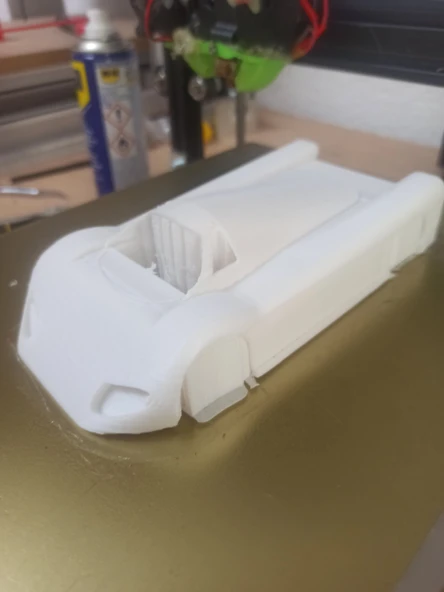 Byr Slot 1/24 için karoseri arabası (Benzer Mercedes GRUPO C veya Supercar) T4540306 3D - Resim 3