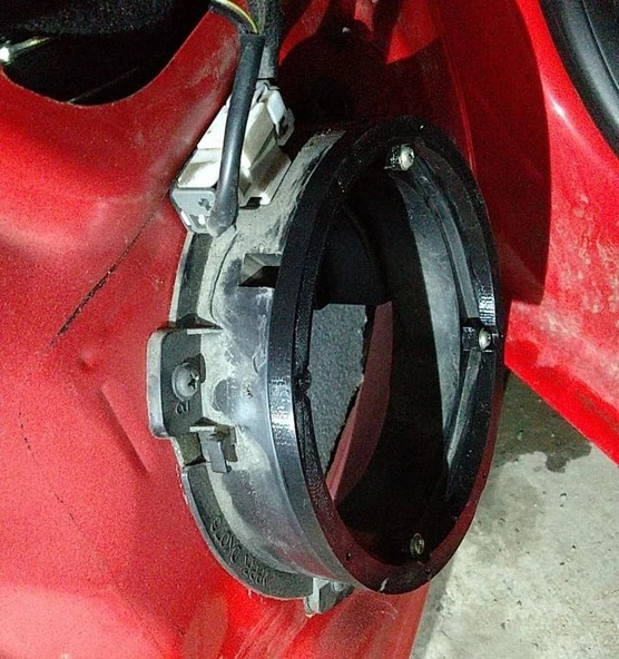 Byr MKI 6.5 inç araba hoparlörü adaptör halkaları Hyundai Getz için T5392916 3D - 4