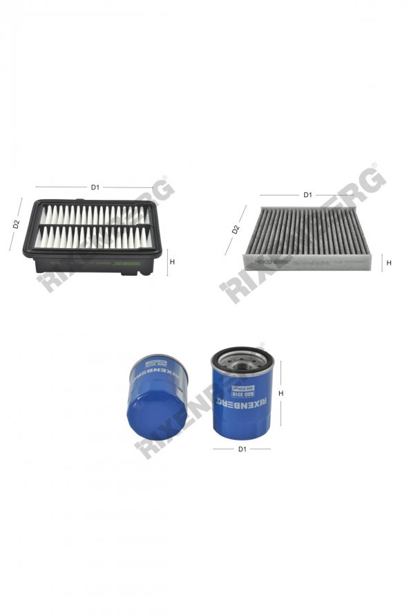 Honda Jazz IV 1.5i Vtec 130 Hp 17 >  Rixenberg Filtre Bakım Seti ürün görseli