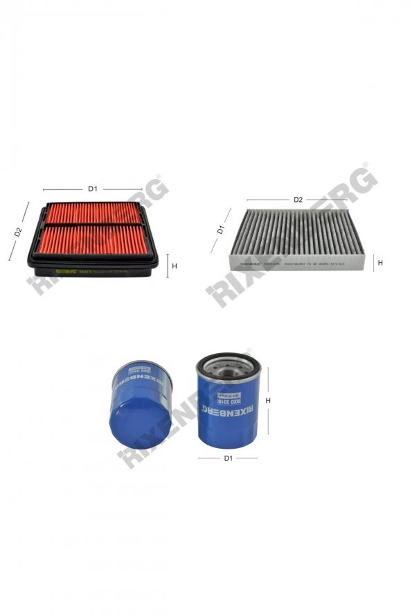 Honda Civic VI 1.4 16V (Mb2) 75-90 Hp 97-01 Rixenberg Filtre Bakım Seti ürün görseli