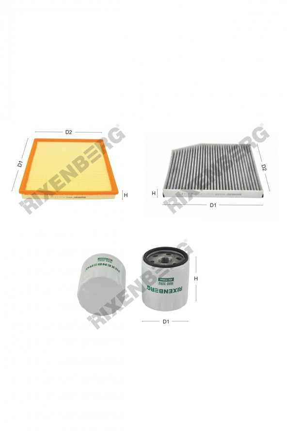 Ford Transit Custom 2.2 Tdci(Vida Dişli Yağ Filtresi) 100-125-140-155 Hp 12> Rixenberg Filtre Seti ürün görseli