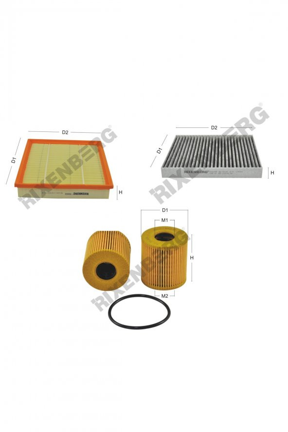 Ford Transit 2.2 Tdci 110-130-140 Hp  06-11 > Rixenberg Filtre Bakım Seti ürün görseli