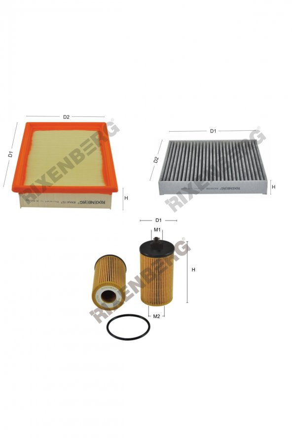 Chevrolet Aveo II 1.2 69-86 Hp 11 > Rixenberg Filtre Bakım Seti ürün görseli