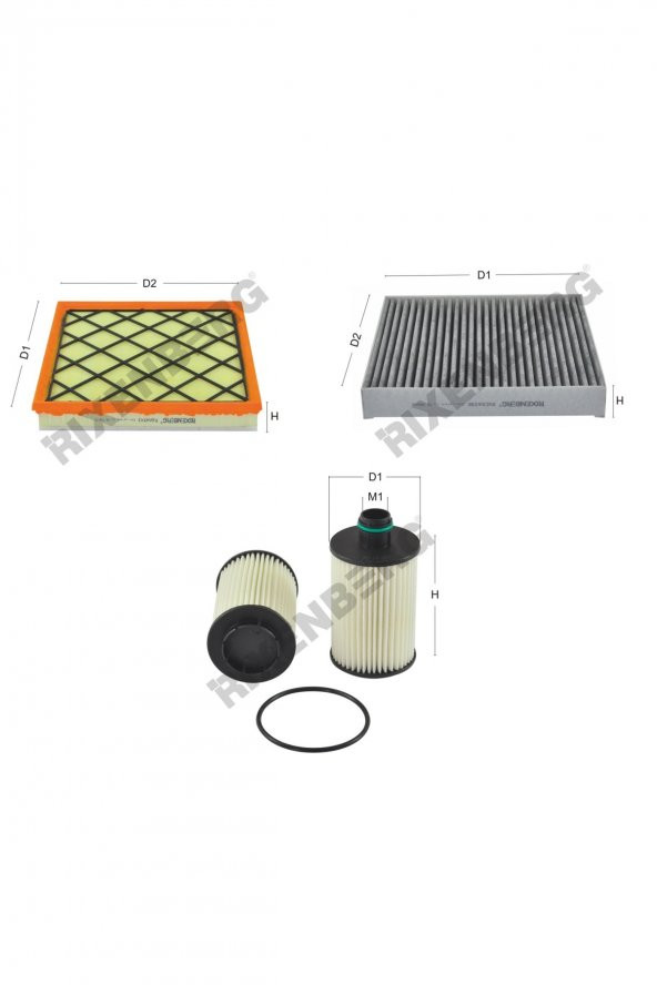 Chevrolet Cruze 2.0 Cdi 163 Hp 11 > Rixenberg Filtre Bakım Seti ürün görseli