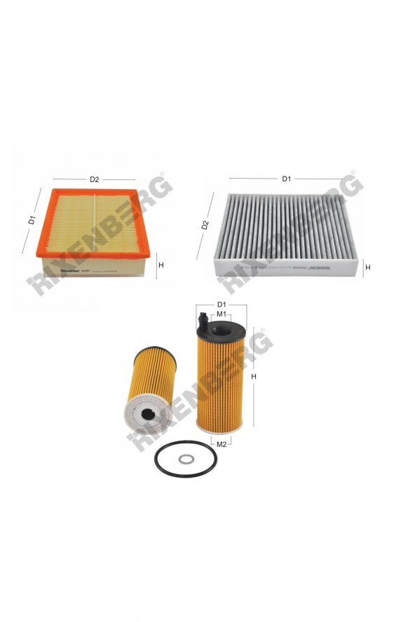 Bmw 318 d (F30/31) 143 Hp 12 > Rixenberg Filtre Bakım Seti ürün görseli