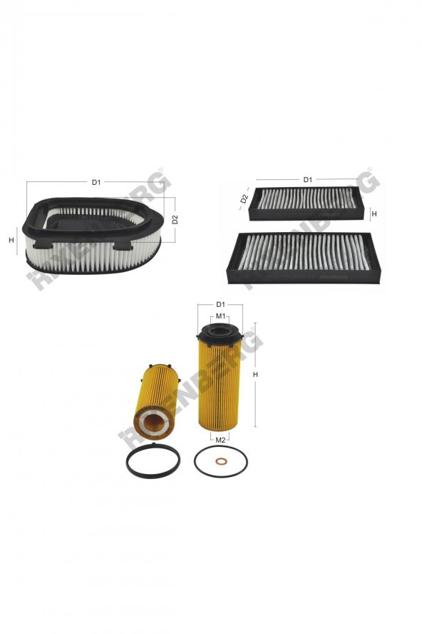 Bmw X6 30 Dx (E71) 245 Hp 10 > Rixenberg Filtre Bakım Seti ürün görseli