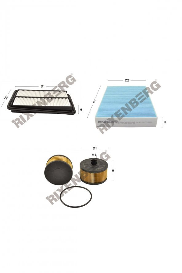 Renault Kadjar 1.2 Tce (Hfe) 131 Bg  15 > Rixenberg Filtre Bakım Seti ürün görseli