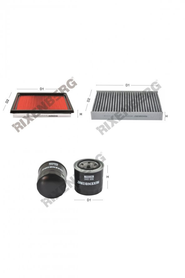 Nissan Juke 1.6 Dig-T 190 Bg  10 > Rixenberg Filtre Bakım Seti ürün görseli