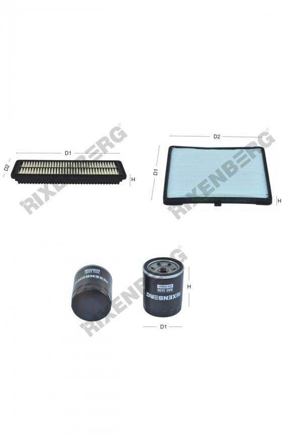 Hyundai i10 II 1.2 87 Bg  13 > Rixenberg Filtre Bakım Seti ürün görseli