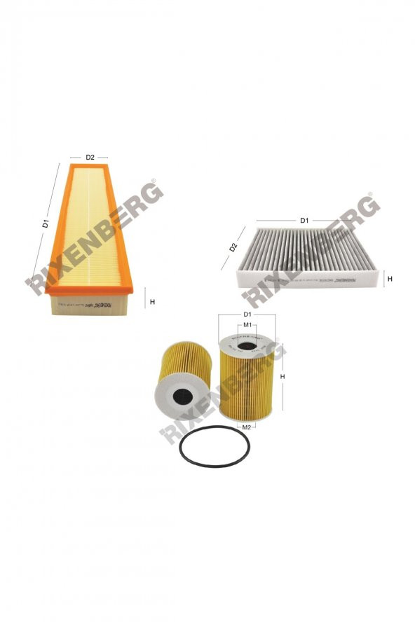 Porsche Panamera (970) 3.0 S Bi-Turbo 320 Bg  13 > Rixenberg Filtre Bakım Seti ürün görseli