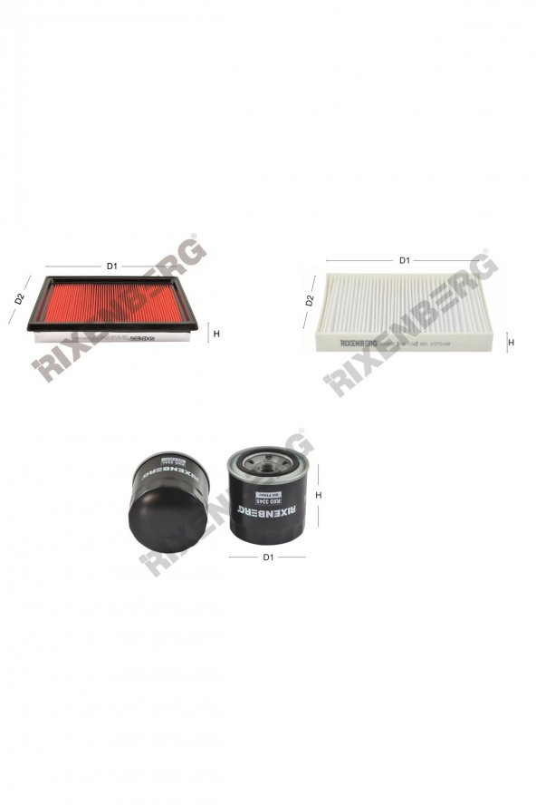 Nissan Juke (F15) 1.6 Lpg 116 Bg  12 > Rixenberg Filtre Bakım Seti ürün görseli 1