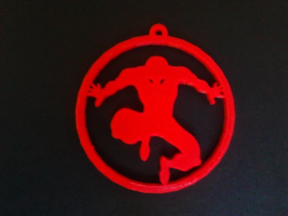 Byr Örümcek Adam Kolye veya Anahtarlık T1719847 3D ürün görseli 1