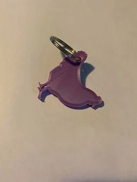 Byr Tavuk Anahtarlık T4541533 3D ürün görseli