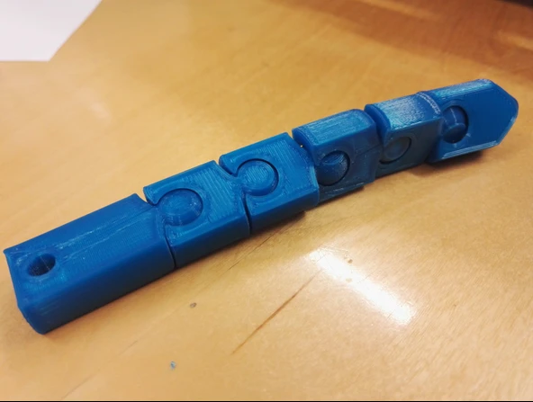 Byr Top mafsallı "Kubotan" anahtarlık T1670994 3D ürün görseli