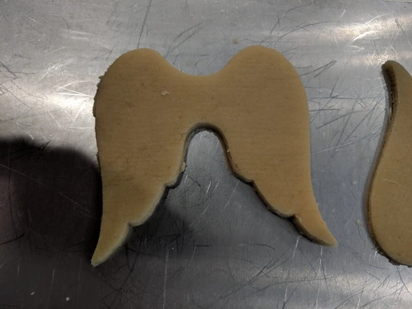 Byr Melek Kanatları Kurabiye Kesici T3049177 3D - Resim 2