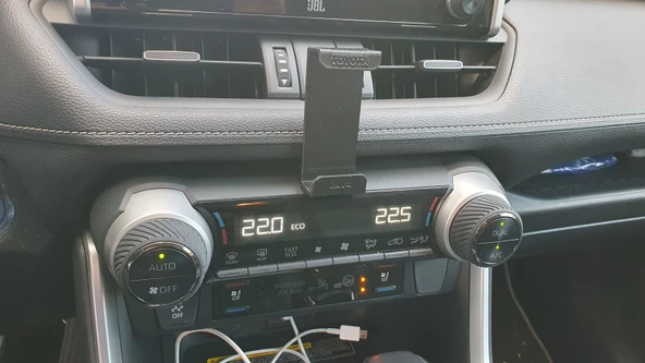 Byr Toyota RAV4 2019/2020/2021/2022 Samsung S10 için flip case ile cep telefonu tutucusu T5805761 3D - 3