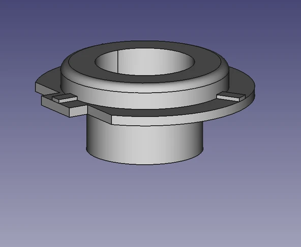 Byr Novsight için H7 LED Far Ampulü Tutucu / Adaptör T3321918 3D ürün görseli