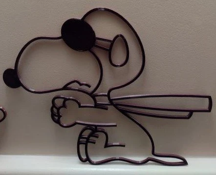 Byr Snoopy Uçan As Duvar Sanatı T5561876 3D ürün görseli