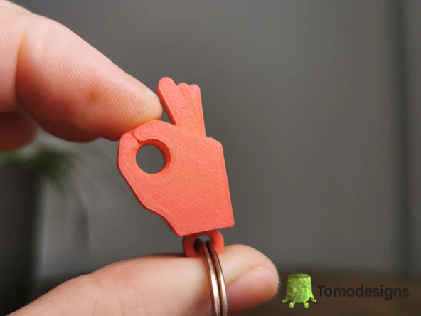 Mini Flip OK El Anahtarlık T5648980