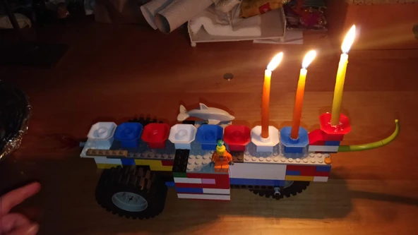 Byr Lego Mum Konnektörü (Menora İçin) T3366547 3D - 3