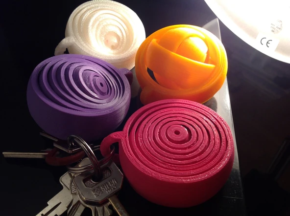 Byr süperjiroskopik rahatlatıcı anahtarlık - 8 yüzük! T2067014 3D - Resim 2