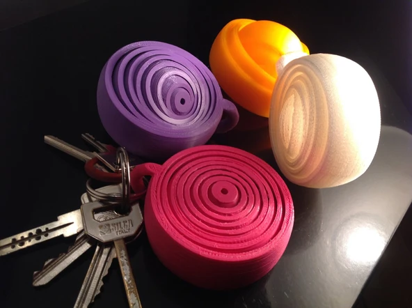 Byr süperjiroskopik rahatlatıcı anahtarlık - 8 yüzük! T2067014 3D - Resim 3